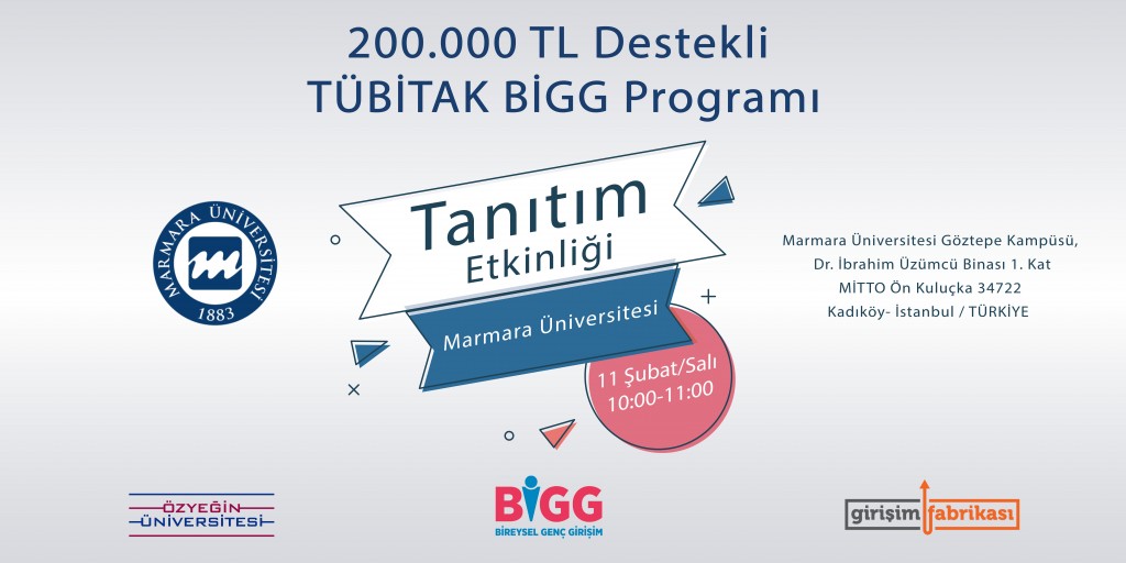 Marmara Üniversitesi BİGG Tanıtım Etkinliği