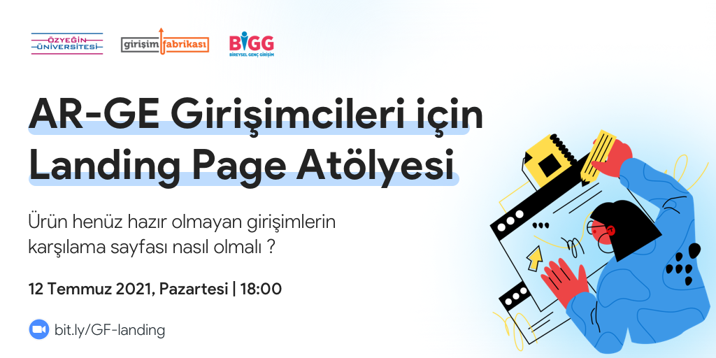 AR-GE Girişimcileri için Landing Page Atölyesi