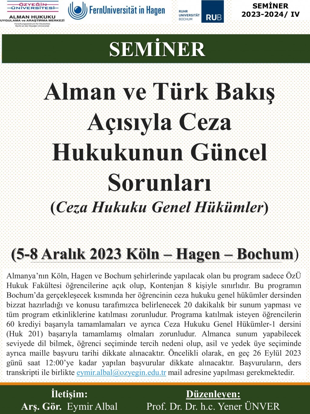 Alman Ve Türk Bakış Açısıyla Ceza Hukukunun Güncel Sorunları (Ceza ...